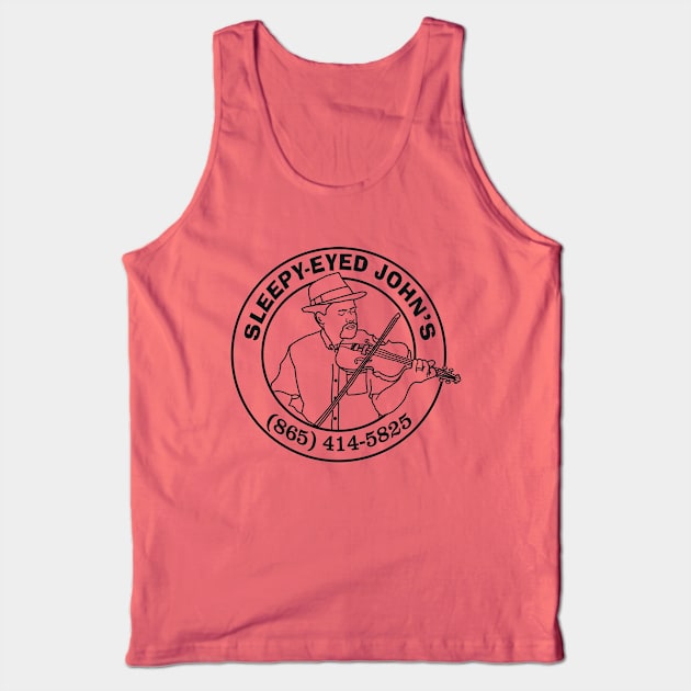 Sleepy-Eyed John's Logo Tank Top by Sleepy-Eyed John's Music & Clogging